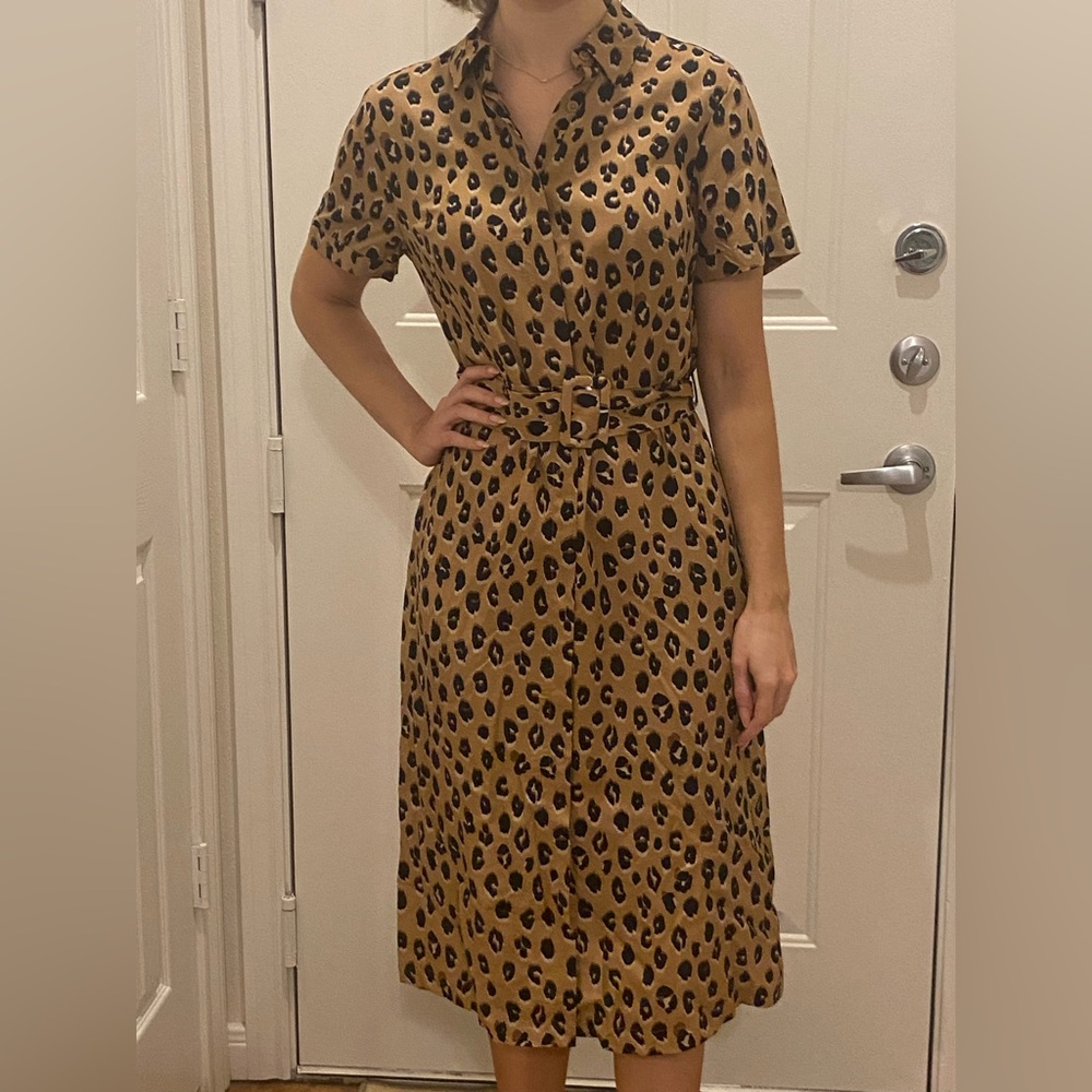 *BRAND NEW* Leopard Print Midi Dress